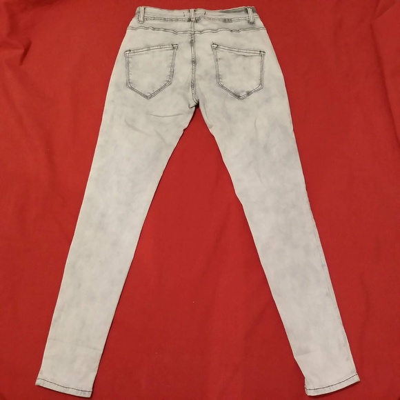 MYSTIQ TO MAKE YOU FEEL UNIQUE GRAY JEANS 7 - Picture 5 of 8